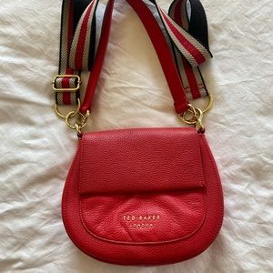 Like new Ted Baker cross-body leather bag.